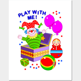 Toys for kids. Play with me! Posters and Art